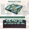 Livego Patio Cushion Replacement Slipcovers Outdoor Couch 23x20x5cm New