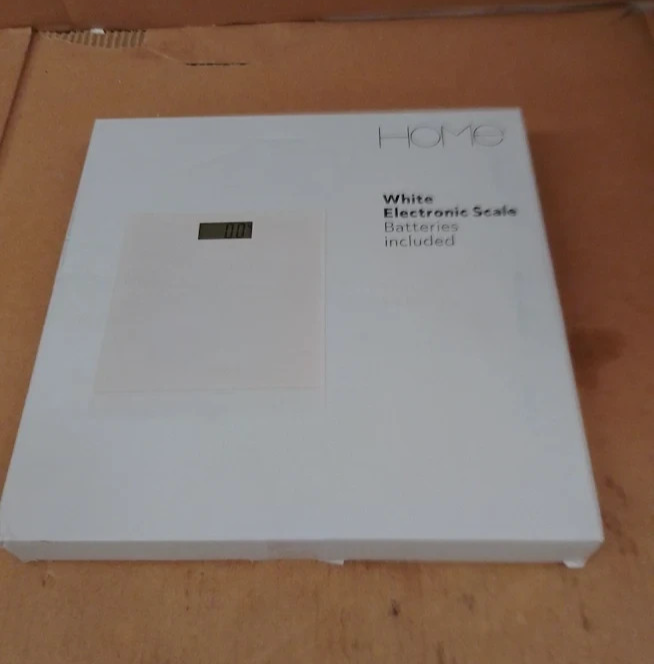 Argos Home Digital Bathroom Scales White Electronic Weight Quality Design New