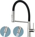 2025 Kitchen Tap Pull Out Sprayer Faucet 2 Spray Modes Flexible Mixer Single New