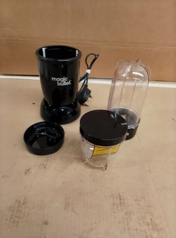 Magic Bullet Blender 7pc Set In Black Powerful 10000RPM Sleek Compact New