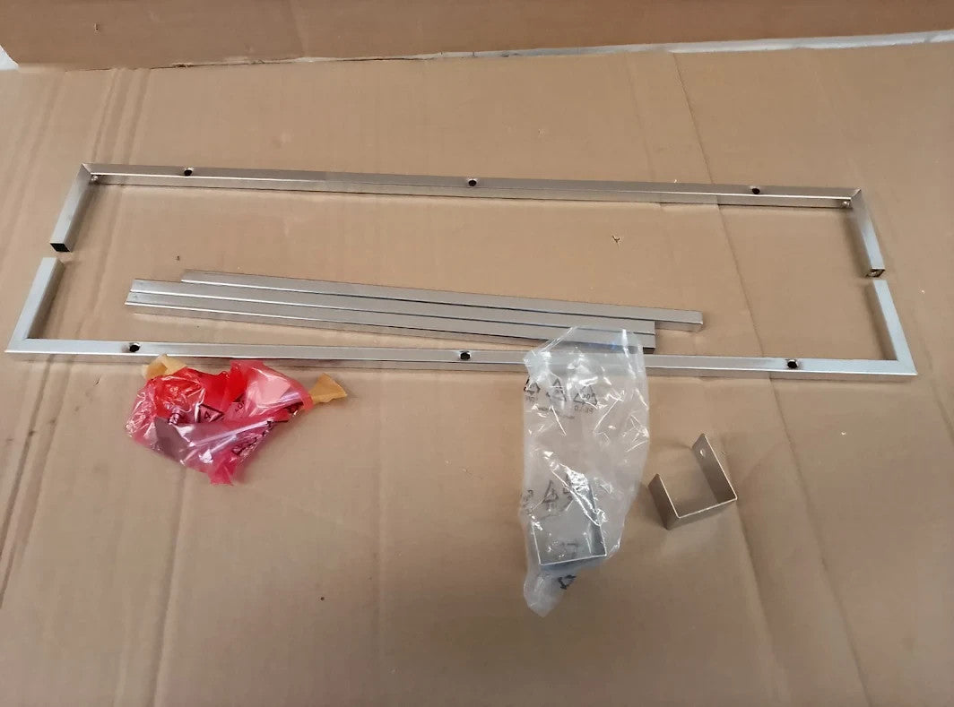 Habitat 3 Tier Over Door Towel Rail Chrome Bathroom Hanging Rack Design New