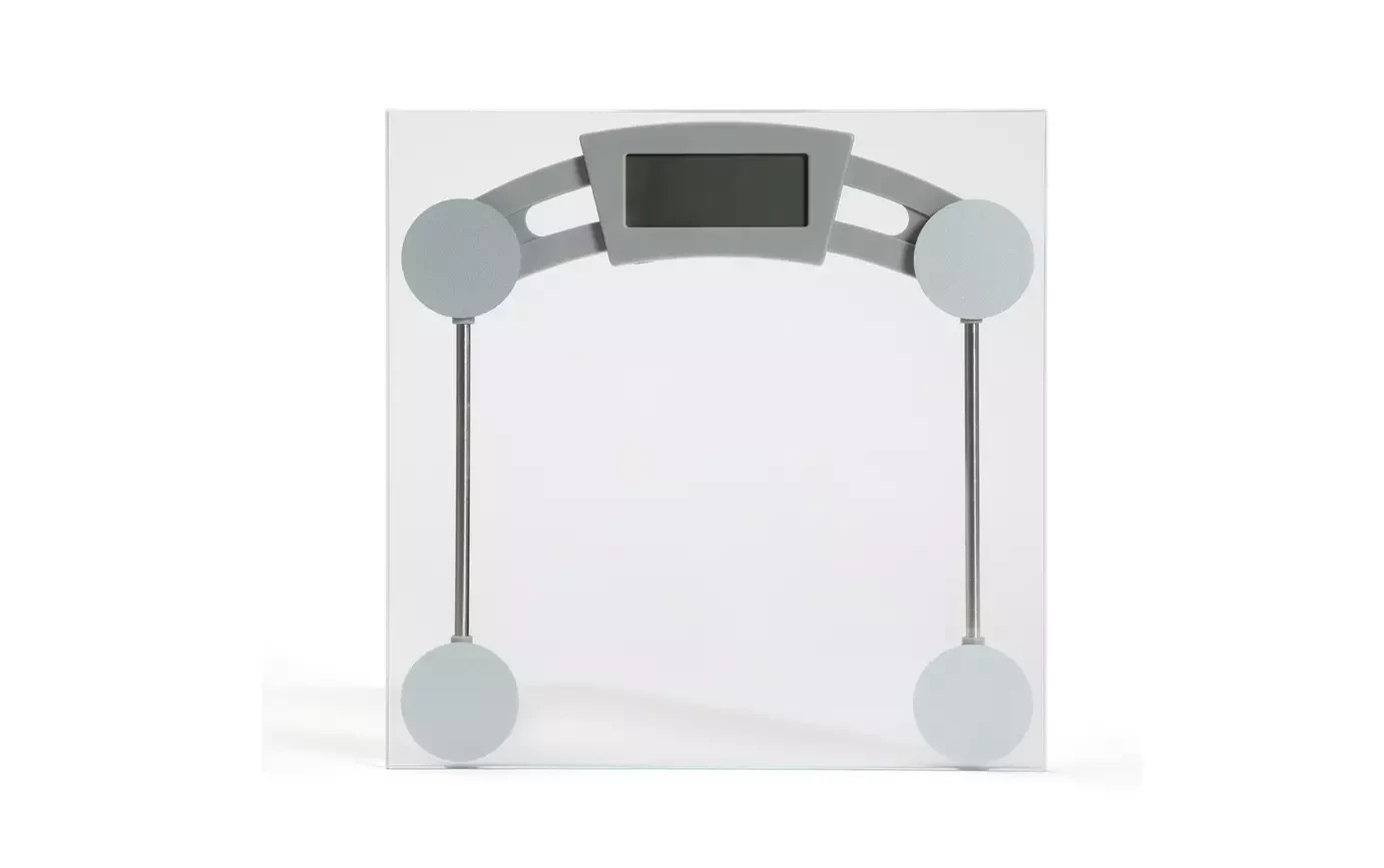 Argos Home Glass Digital Bathroom Scales Clear Electronic Weight Durable New