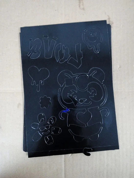 Airbrush Art Activity Case Customise Posters Childrens Gift Ages 6+ Crafts Toy