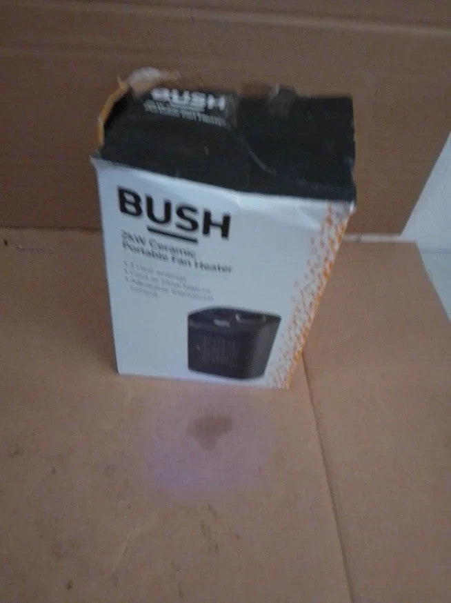Bush 2kW Ceramic Fan Heater Portable Electric Room Quality Design Durable