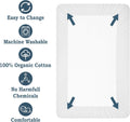Lilly Belly Organic Cotton Waterproof Cot Bed Sheets 140x70cm Fitted Gentle New
