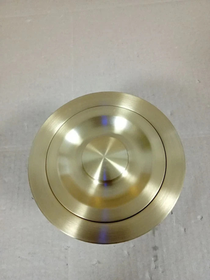 LQS Kitchen Sink Drain Strainer 304 Stainless Steel 3.5 Inch Gold Basket New