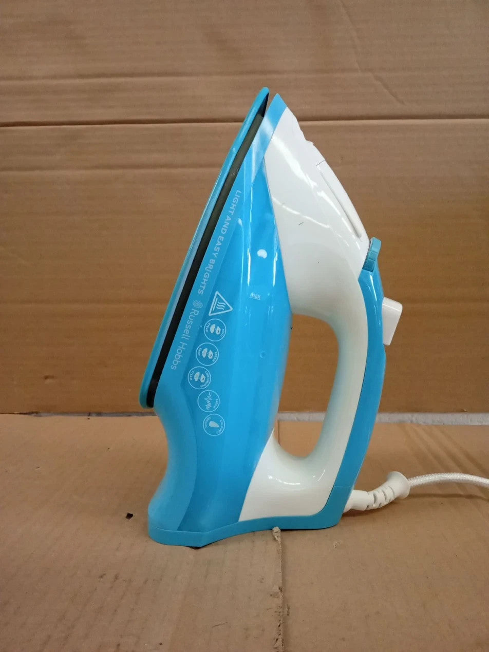 Russell Hobbs Light & Easy Brights Aqua Steam Iron 2400W 240ml Water Tank 26482
