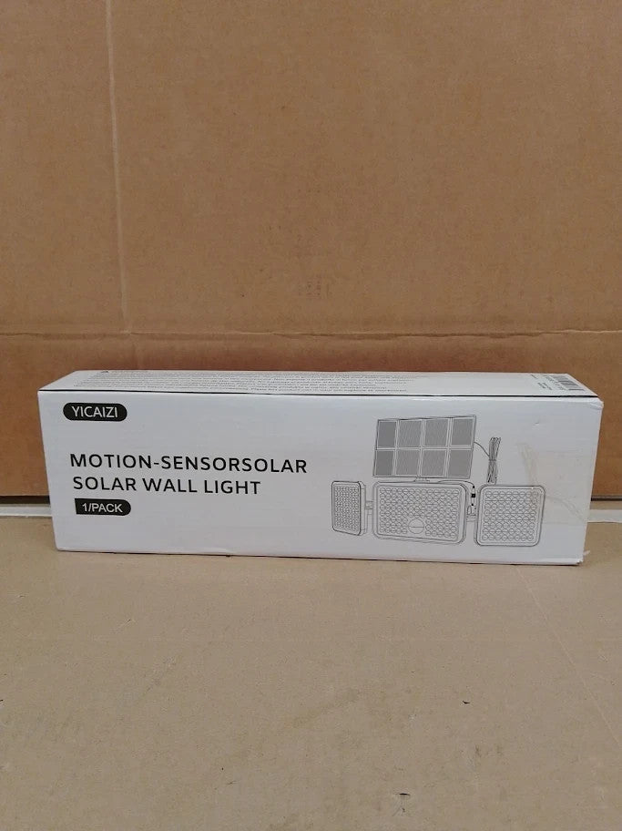 Yicaizi Security Lights Outdoor Motion Sensor 233LED 360 Rotatable 3 Heads New