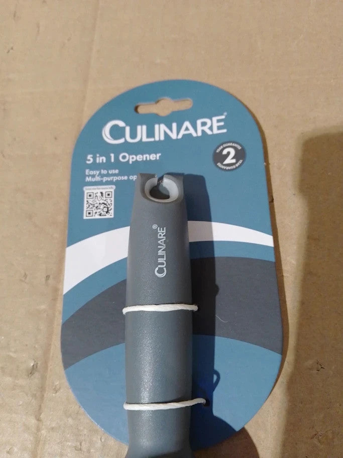 Culinare 5in1 Opener Jars Tin Bottles Ring Pulls And Twist Caps Grey New