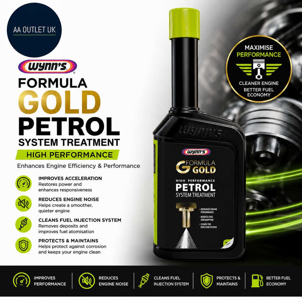 Wynns Formula Gold High Performance Petrol System Treatment Enhances Engine