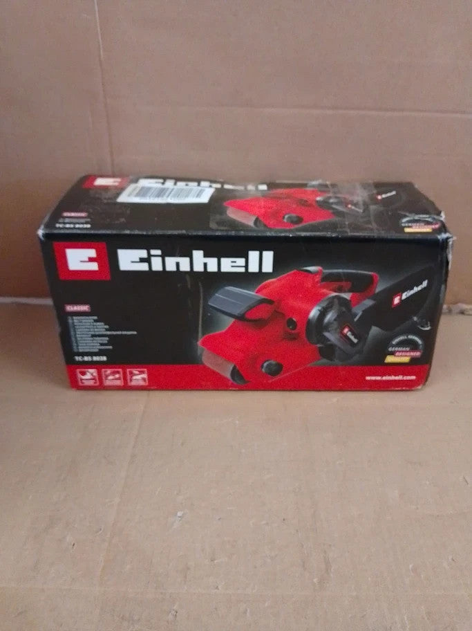 Einhell 8038 Banda Electronica Belt Sander 800W 230V Red Extra Coarse Corded