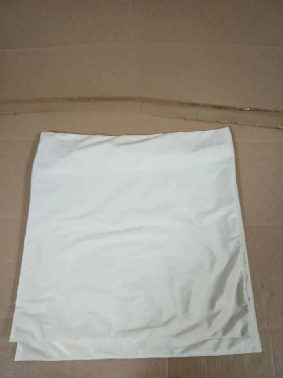 Seechoo Velvet Cushion Covers 2 Pieces 45cmx45cm 18x18in Decorative Soft Cream