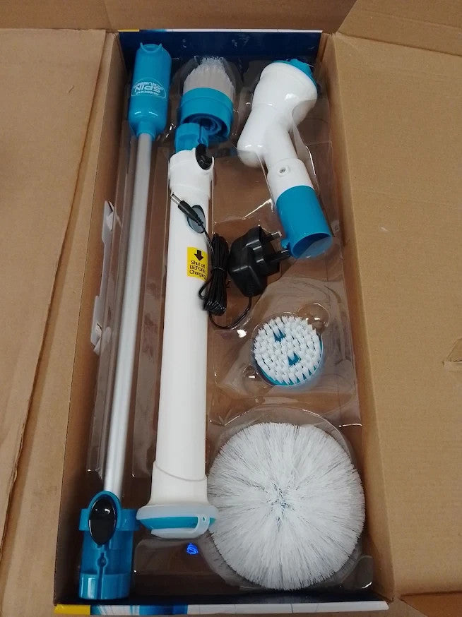JML Hurricane Spin Electric Cleaning Scrubber Cordless Power Scrub Brush New