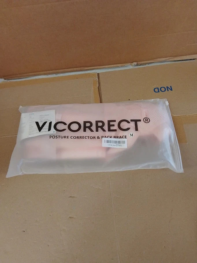 Vicorrect Posture Corrector Unisex Back Brace Support Shoulders Medium New