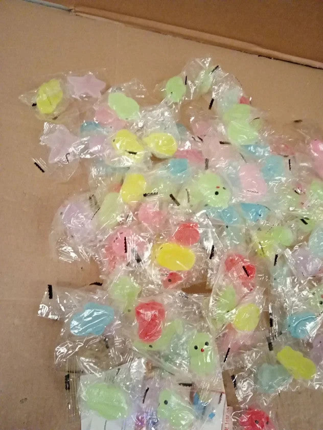 Squishy Mochi Toys Party Favors Kids Goodie Bags Stuffers Glow In The Dark New