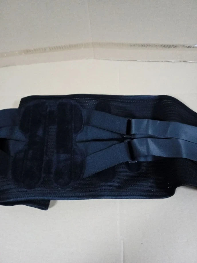 SKXZK Back Support Belt Lumbar Brace Pain Relief Compression Unisex Black New
