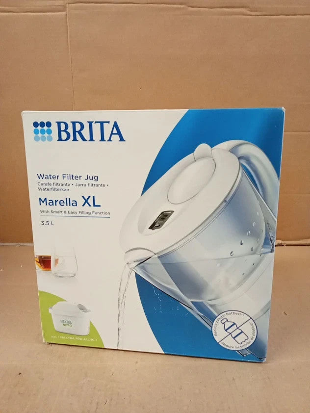 Brita Maxtra Pro Marella XL White Plastic Jug Filtered Water Capacity 2L