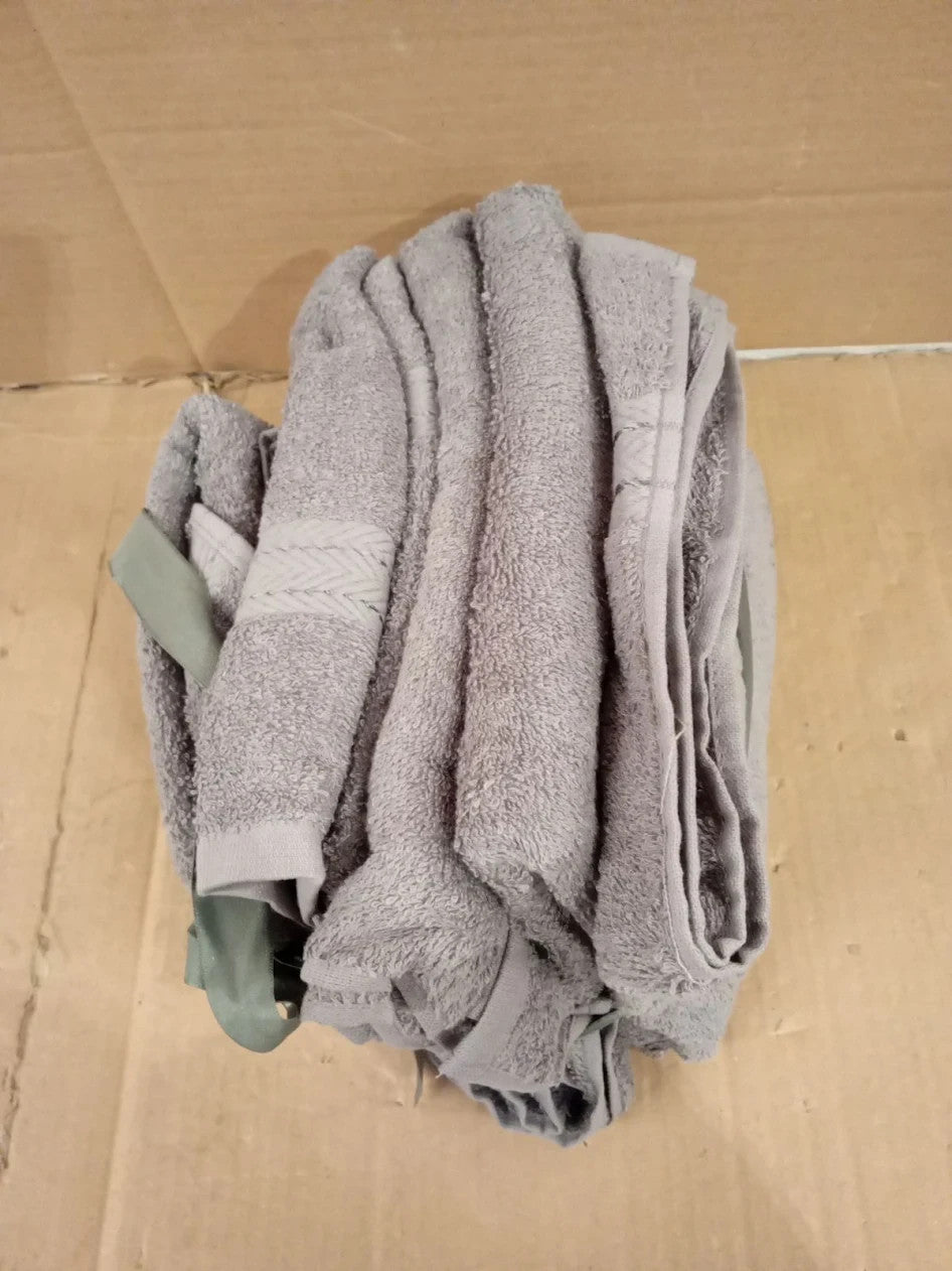 GC GAVENO CAVAILIA Towels Family Bale 10 Pieces 100% Egyptian Cotton Charcoal