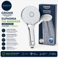 Grohe 27221000 Euphoria Massage 110 Hand Shower 3 Sprays