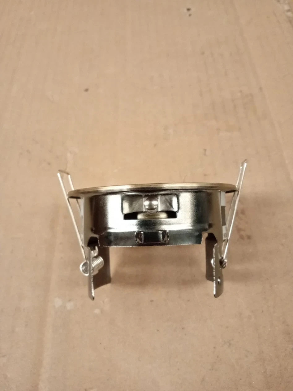 Knightsbridge FireNova IP20 Tilt GU10 Rated Open Back Downlight Antique Brass