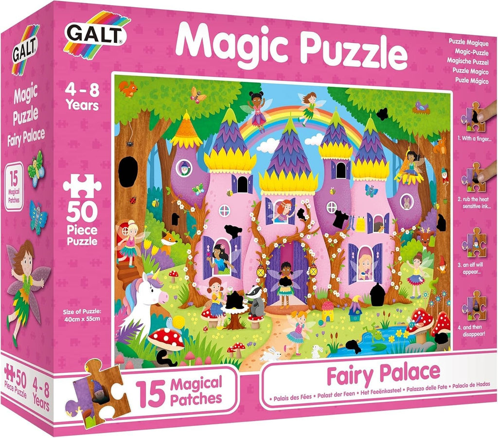 Galt Toys Magic Puzzle Fairy Palace Magical Patches Jigsaw 4+ New