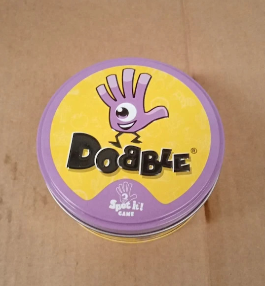 Asmodee Dobble Family Card Game Tin Box Cards Ages 6+ 2 8 Players Fun Play New