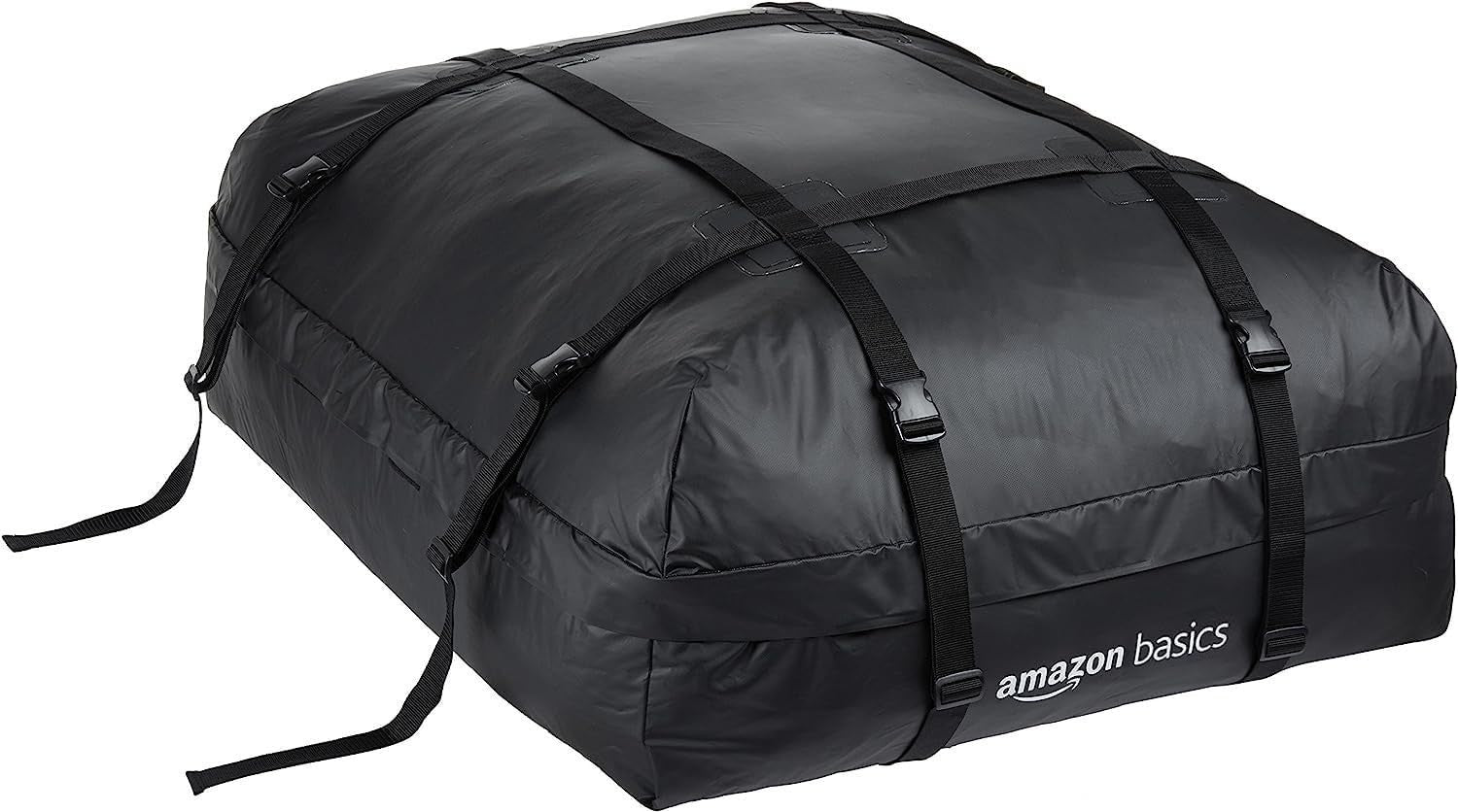 Amazon Basics Rooftop Cargo Carrier Bag 425L Waterproof Roof Black Heavy Duty