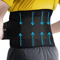 JUTT Back Support Belt Men Women Adjustable Lumbar Black Medium New