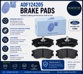 Blue Print ADF124205 Brake Pads Front Suitable For Ford Asbestos Free