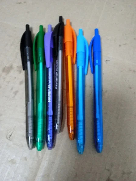 Steadler Ballpoint Pens Rainbow Medium Retractable Pen Multiverse Design New