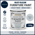 Rust Oleum Grey Upcycled Furniture Paint Chalky Finish Monaco Mist 750ml