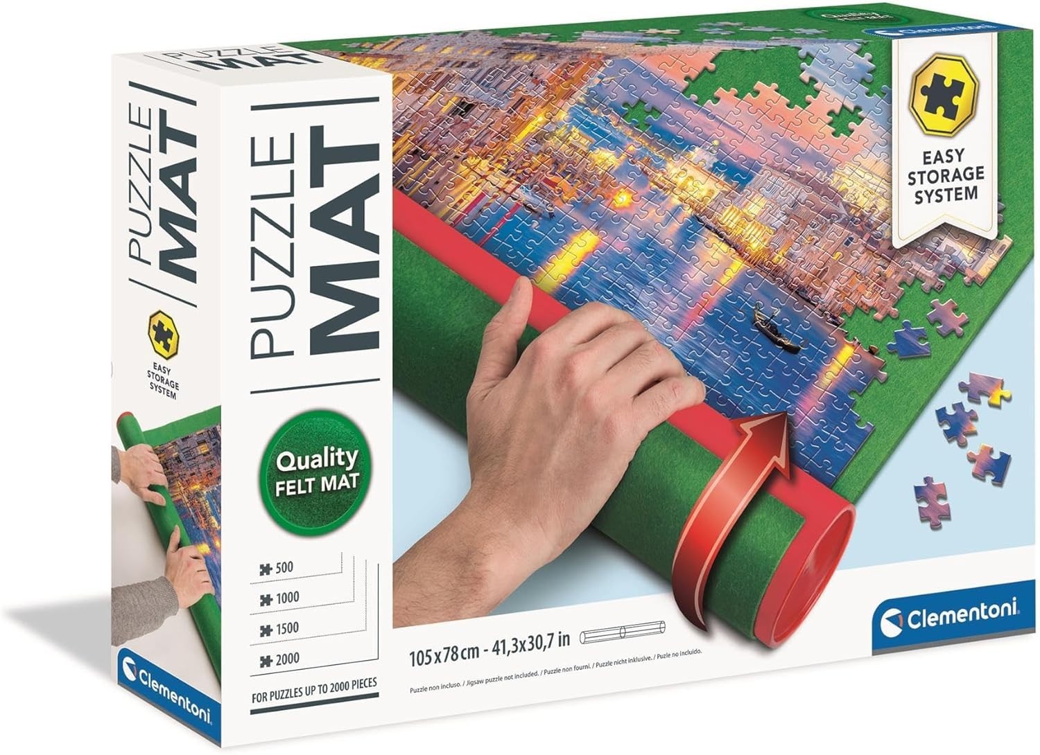 Clementoni Puzzle Mat Keep Pieces Together Build Anywhere Easily Safely 18M+ New