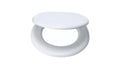 Argos Home Tongue Groove Style Toilet Seat White 45x37.3x5.3cm New