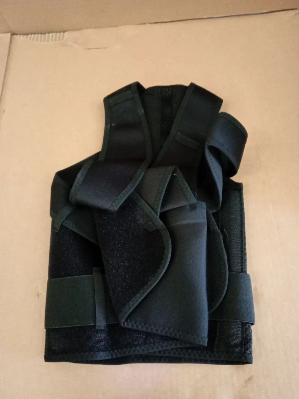 Vicorrect Posture Corrector Unisex Back Brace Support Shoulders Medium Black