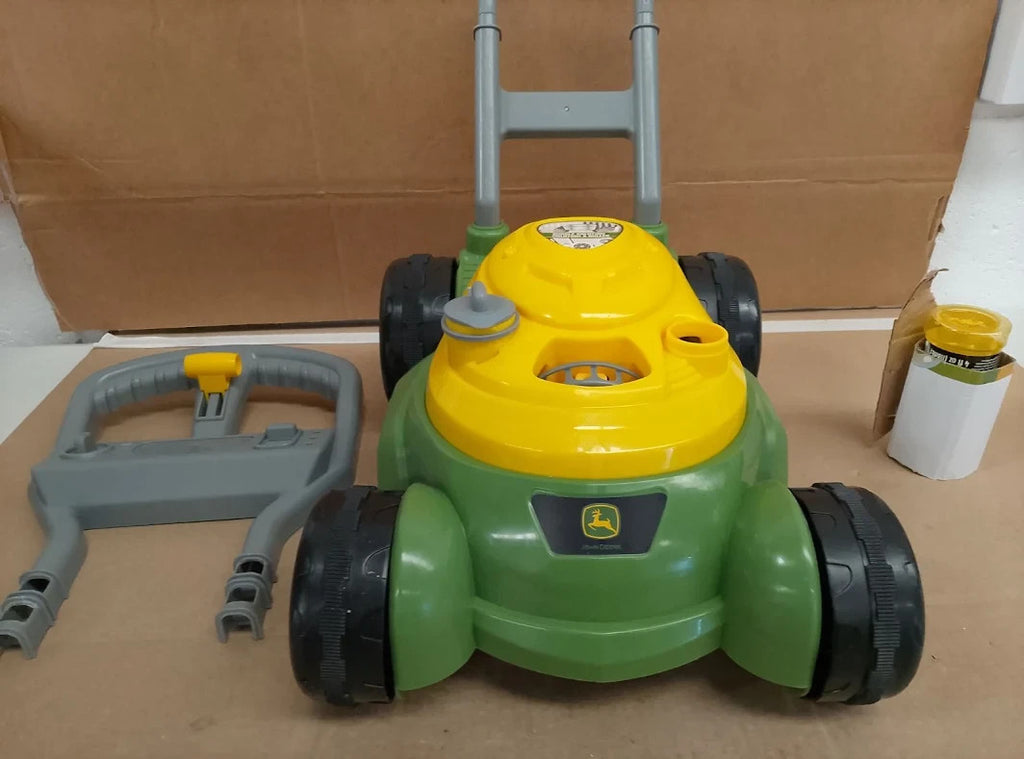 John Deere Bubble Lawn Mower Toddlers Blowing Garden Toy Ages 2+ Design Durable