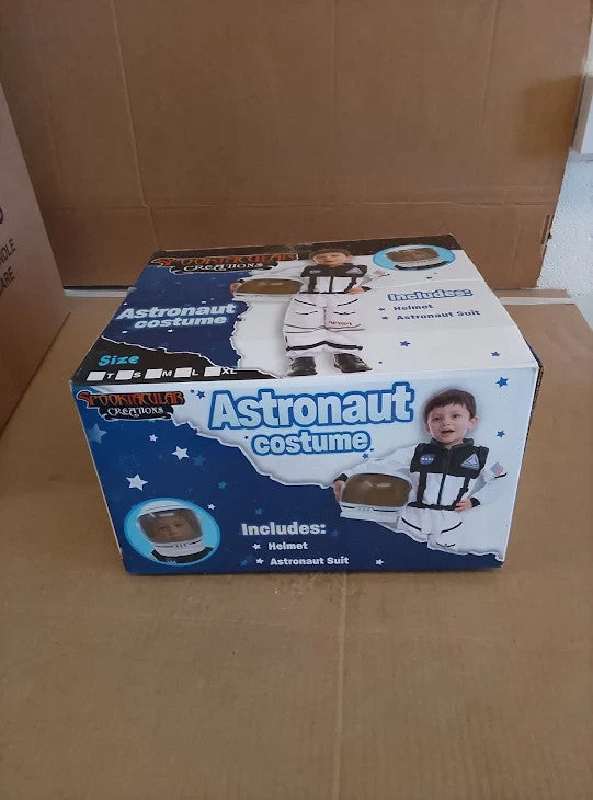 Spooktacular Astronaut Costume Helmet Space Suit Toddler Large 10-12 Yrs Old New