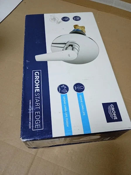 Grohe Start Edge Single Lever Shower Mixer Trim Set Metal Lever Wall Mount