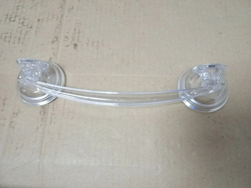 InterDesign 52620Power Lock Suction Bathroom Towel Bar Clear11.2x5.6 x2.35in