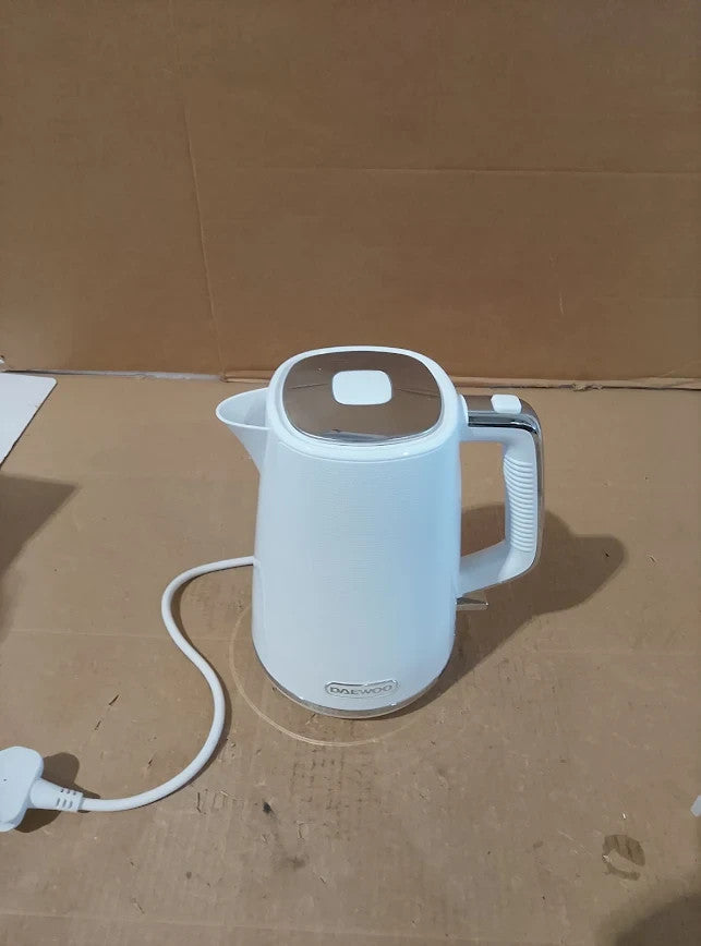 Daewoo Stirling Collection Jug Kettle 1.7L User Friendly Easy Cleaning White