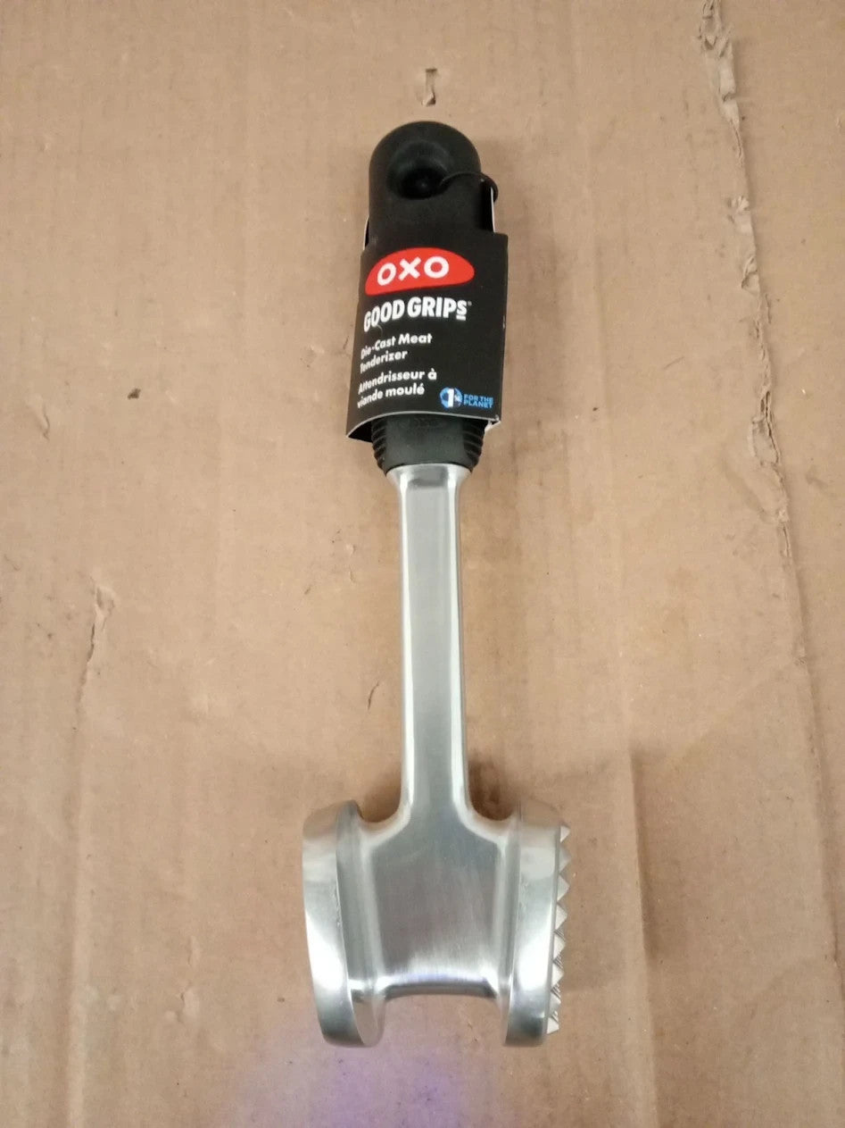 OXO Good Grips Die Cast Meat Tenderizer Die Cast Aluminium Construction Angle