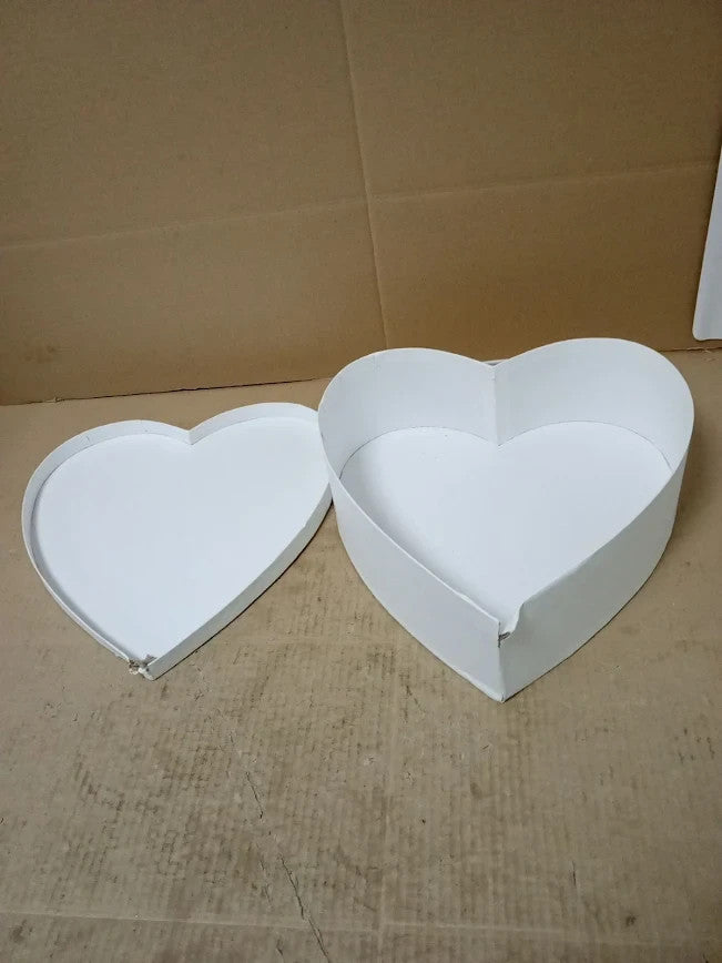 Rayher Heart Shaped Papier Mache Box Lid Crafting Decoupage Design Storage