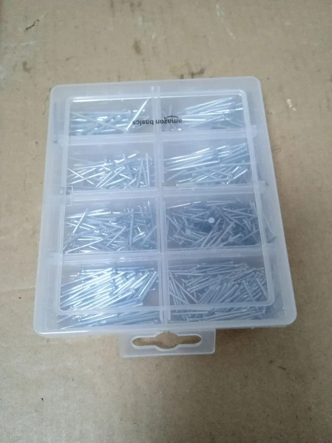 Assorted Split Pins Cotter Pins Zinc Plated Fastener Kit Storage Box New