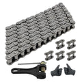 PowerMotor 428 Motorcycle Chain Heavy Duty Drive Chain 104 Links Kit Breaker New