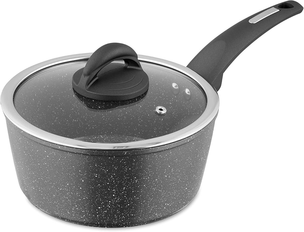 Tower T81218 Cerastone Induction Saucepan Non Stick Ceramic Coating 20cm New