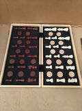 Sarr Klith Chess Set 2in1 32pcs 2 Extra Queens 16in Wooden Magnetic Board