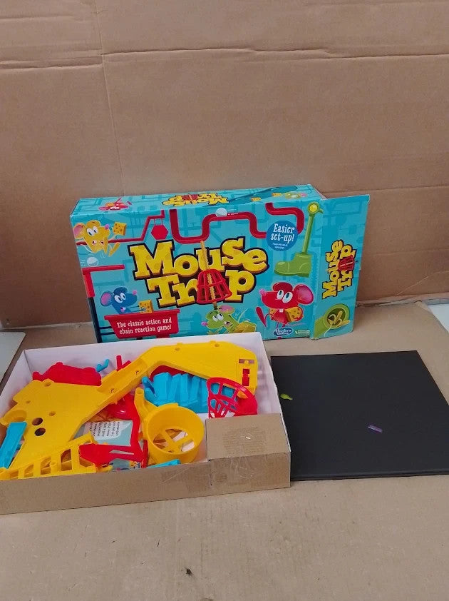 Hasbro Gaming Mouse Trap Board Game Easier Set Up Previous Versions Kids +6 New