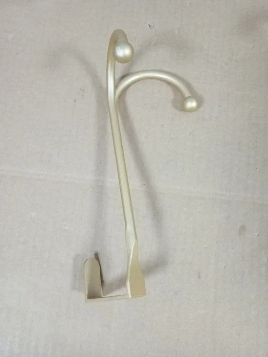 Levaf 2 Pack Over The Door Hooks 2 Hang Heads Snug Fit Pads Heavy Duty New