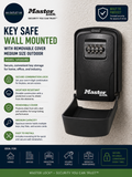 Master Lock Key Safe Wall Mounted Removeable Cover Medium Size Outdoor Mounting