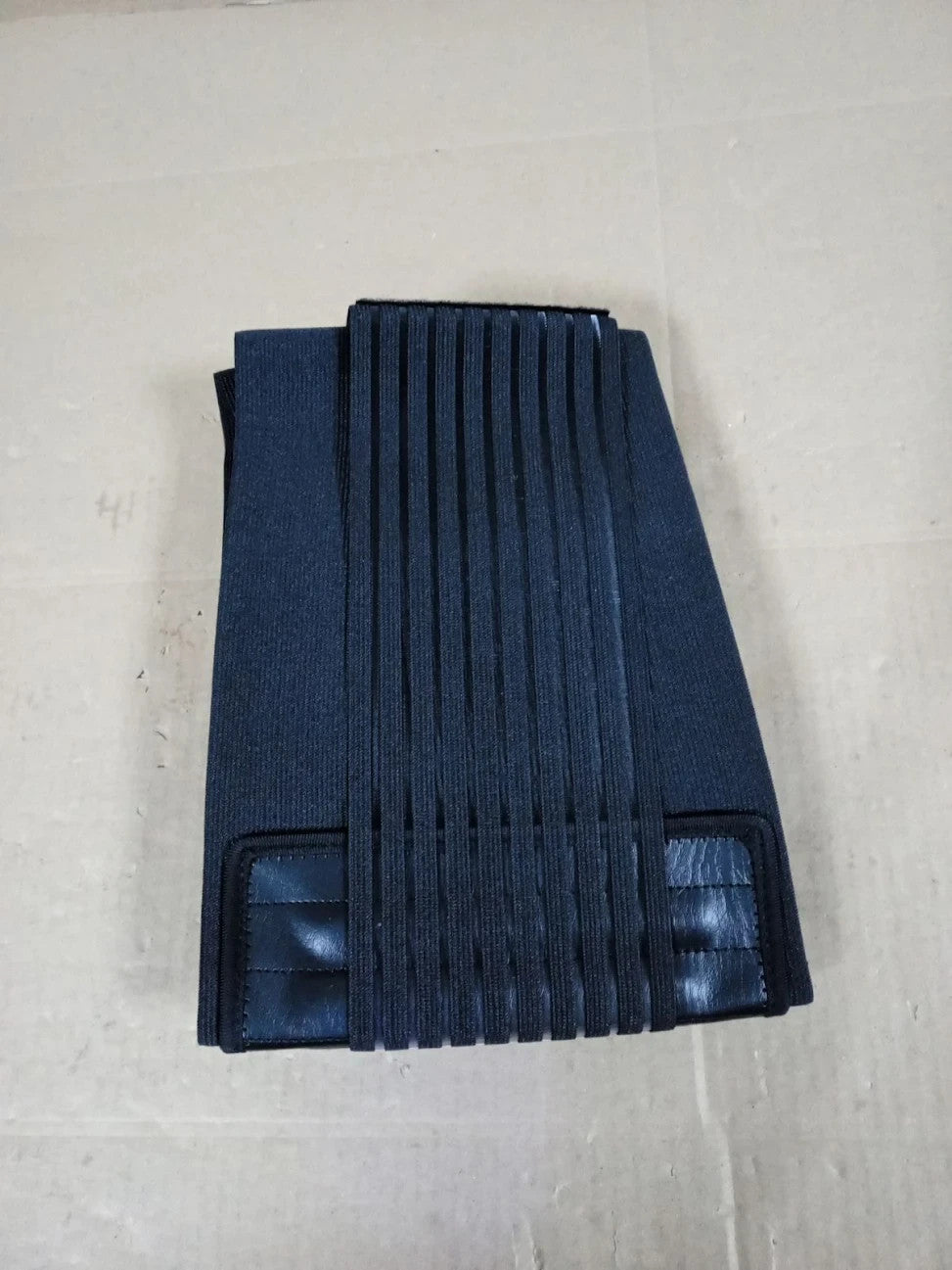 Paskyee Lower Back 6 Stays Back Brace Lumbar Support Belt Large Black New