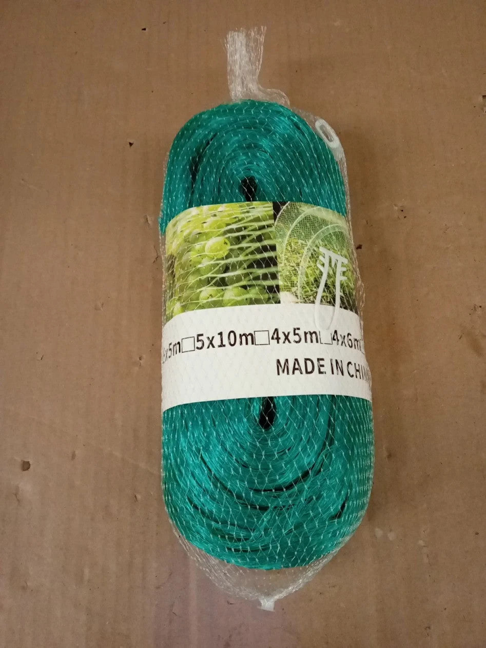 Requisite Needs Garden Bird Netting 4x10m Green Pond Plant Protecting Fruit New
